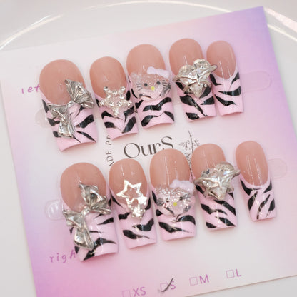 Most Trending 3D Long Nail Design